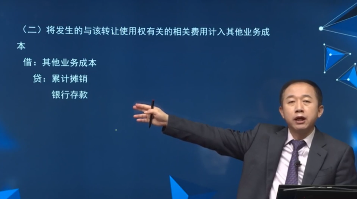 將發(fā)生的與該轉讓使用權有關的相關費用計入其他業(yè)務成本