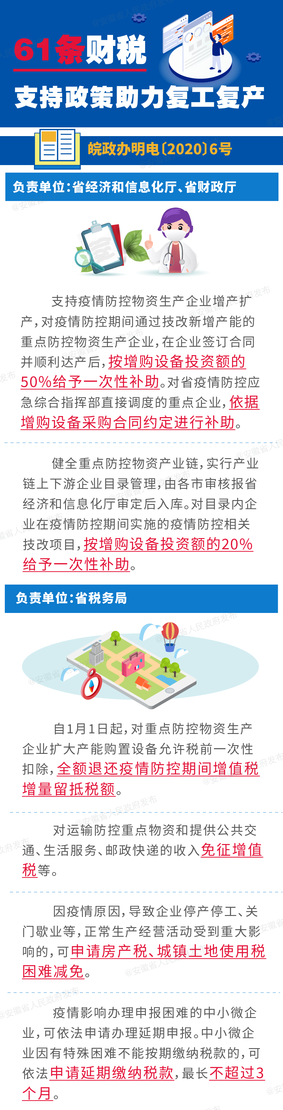 注冊(cè)會(huì)計(jì)師考生關(guān)注：61條財(cái)稅支持政策助力復(fù)工復(fù)產(chǎn)