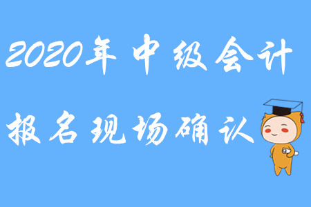 2020年中級會計報名現(xiàn)場確認(rèn)能進(jìn)行嗎,？