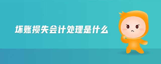 壞賬損失會(huì)計(jì)處理是什么