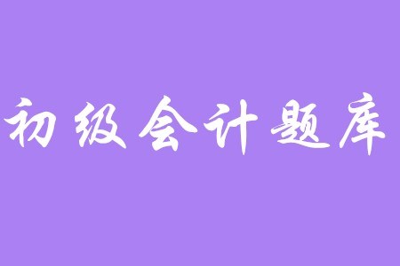 2020年初級(jí)會(huì)計(jì)有考試題庫(kù)嗎,？