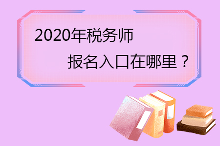 2020年稅務(wù)師全國(guó)統(tǒng)一考試報(bào)名入口在哪,？