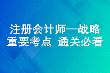 公司的使命_2020年注冊會計師《戰(zhàn)略》重要知識點