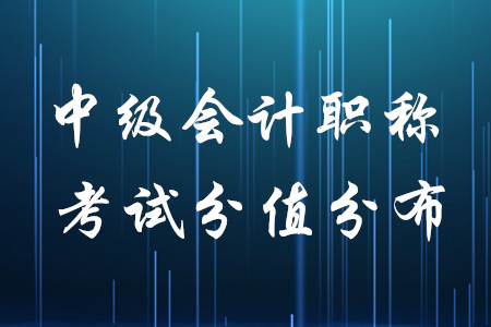 中級(jí)會(huì)計(jì)各科章節(jié)分值分布是什么樣的,？