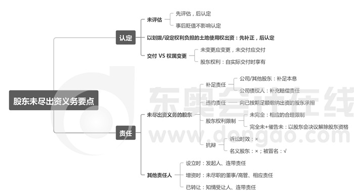 股東未盡出資義務(wù)要點(diǎn)