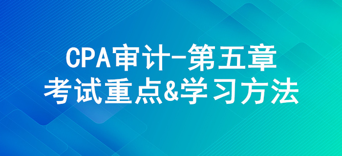 信息技術對審計的影響_CPA《審計》第五章考試重點與學習方法