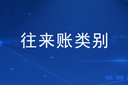 往來賬都有哪些類別,？