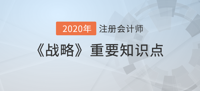 公司戰(zhàn)略與組織結(jié)構(gòu)（二）_2020年注冊會計師《戰(zhàn)略》重要知識點