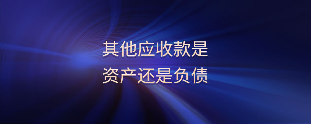其他應(yīng)收款是資產(chǎn)還是負(fù)債