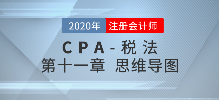 2020年注會(huì)《稅法》第十一章思維導(dǎo)圖及自測(cè)習(xí)題