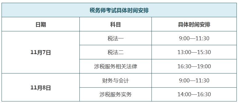 稅務(wù)師備考時間安排表