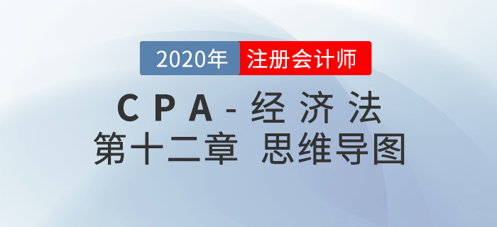 2020年注會(huì)《經(jīng)濟(jì)法》第十二章思維導(dǎo)圖及自測(cè)習(xí)題