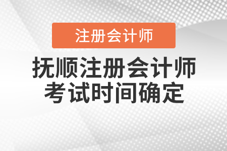 2020年撫順注冊會計師考試時間確定啦,！