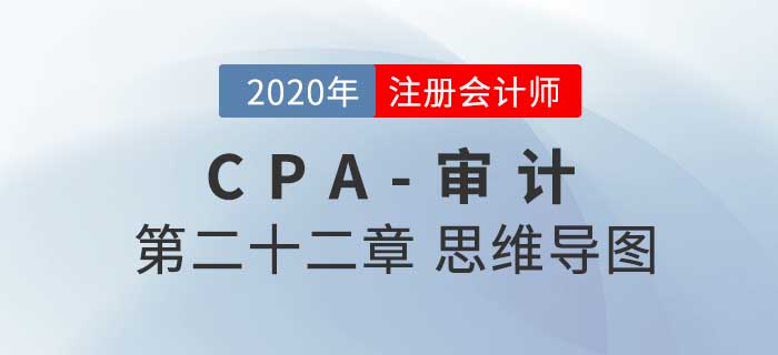 2020年注會(huì)《審計(jì)》第二十二章思維導(dǎo)圖及自測(cè)習(xí)題