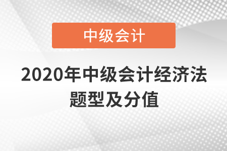 2020年中級會計(jì)經(jīng)濟(jì)法題型及分值