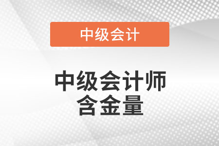 廣東省梅州中級會計師含金量高嗎