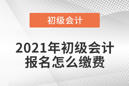 2021年初級(jí)會(huì)計(jì)報(bào)名怎么繳費(fèi)