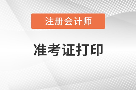 cpa準(zhǔn)考證打印黑白還是彩色