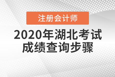 2020年湖北注冊(cè)會(huì)計(jì)師考試成績(jī)查詢步驟