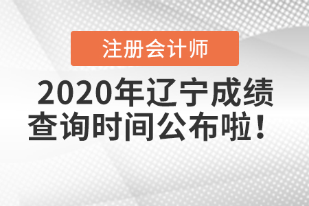 2020年遼寧注冊(cè)會(huì)計(jì)師成績(jī)查詢時(shí)間公布啦,！