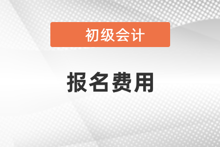 2021初級會計證報名要多少錢,？