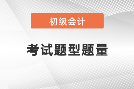 2021初級會計考試題型題量