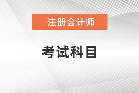 2021年四川省南充注冊會計(jì)師考試考幾門？