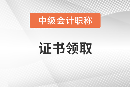 上海中級(jí)會(huì)計(jì)證書領(lǐng)取2020年公布了嗎