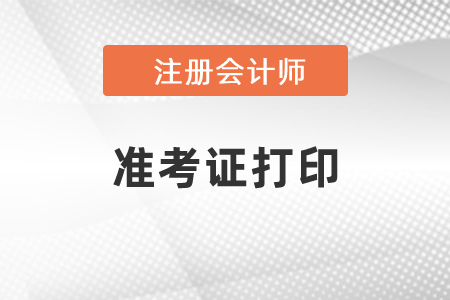 2021年上海市青浦區(qū)CPA準(zhǔn)考證什么時(shí)候可以打??? 2021年上海市青浦區(qū)CPA準(zhǔn)考證什么時(shí)候可以打印,?