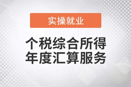 稅務機關推出了哪些個稅綜合所得年度匯算服務,？