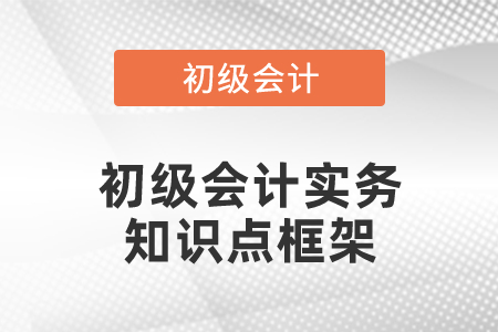初級(jí)會(huì)計(jì)實(shí)務(wù)知識(shí)點(diǎn)框架
