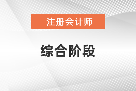 注冊會計師綜合階段試卷一和試卷二考試內(nèi)容