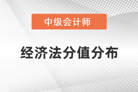 中級會計考試經(jīng)濟法分值分布