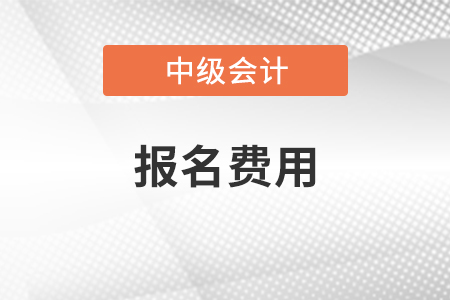 云南2021年中級會計考試報名費