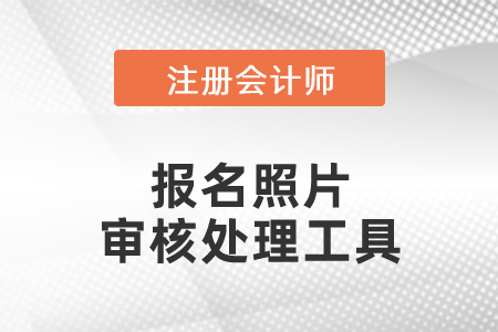 注冊會計師報名照片審核處理工具