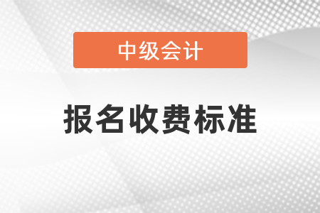 中級(jí)會(huì)計(jì)考試報(bào)名收費(fèi)標(biāo)準(zhǔn)