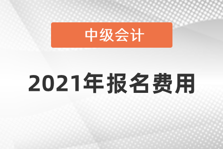 中級(jí)會(huì)計(jì)師2021年報(bào)名費(fèi)用