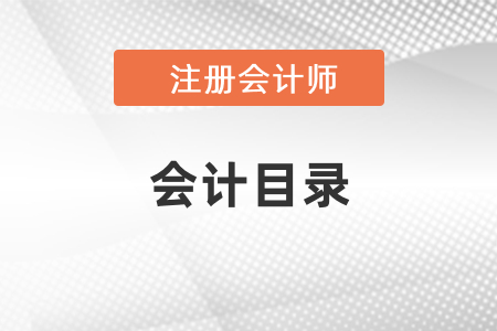 2021年注會(huì)會(huì)計(jì)目錄