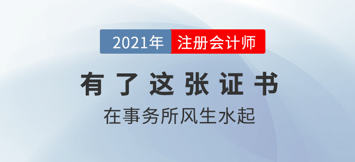 想在會(huì)計(jì)師事務(wù)所風(fēng)生水起,，這張注冊(cè)會(huì)計(jì)師證書你得有,！