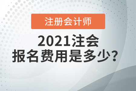 2021注會(huì)報(bào)名費(fèi)用是多少