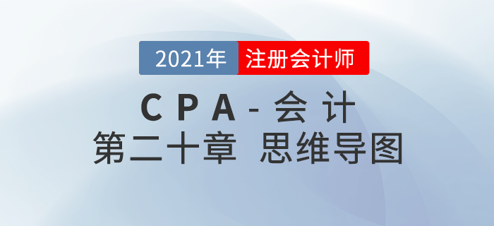 2021年CPA《會(huì)計(jì)》第二十章思維導(dǎo)圖