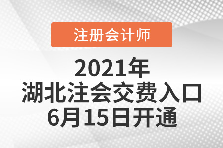 2021年湖北省黃石注會交費入口6月15日開通