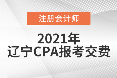 2021年遼寧cpa考試報(bào)名6月15日開始交費(fèi)