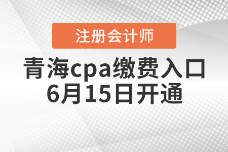 青海cpa繳費入口6月15日開通