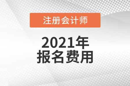 2021年cpa報名費用一共多少錢