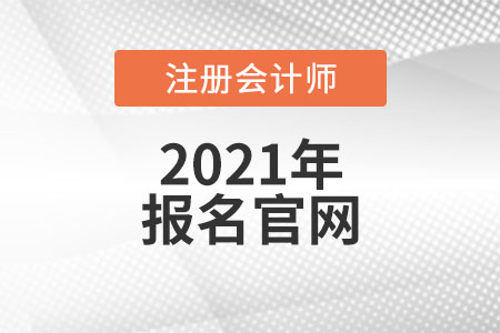 2021年注冊會計師考試報名官網(wǎng)是什么