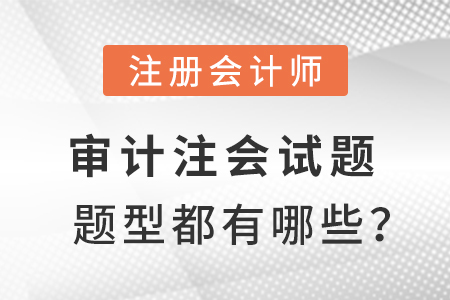 審計(jì)注會試題題型都有哪些,？