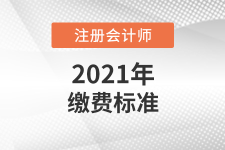 2021年注冊(cè)會(huì)計(jì)師考試?yán)U費(fèi)標(biāo)準(zhǔn)