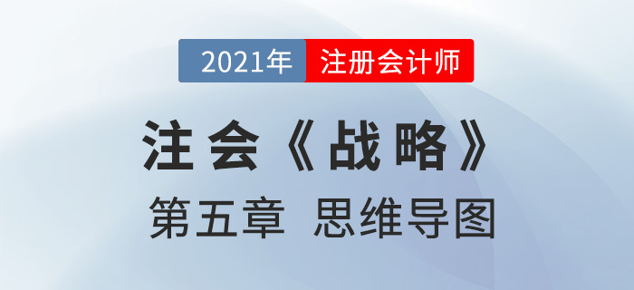 2021年CPA《戰(zhàn)略》第五章思維導圖