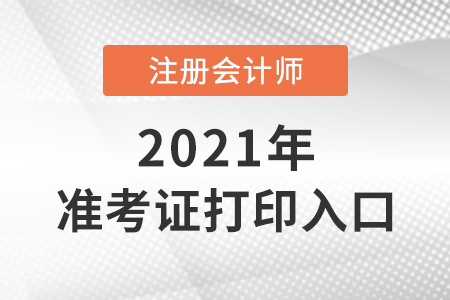 注冊(cè)會(huì)計(jì)師打印準(zhǔn)考證入口網(wǎng)址